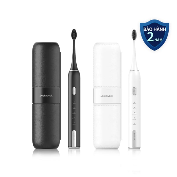 LocknLock Electric Toothbrush 3.7V, 2W - 2 Colors (Black, White) - ENR386